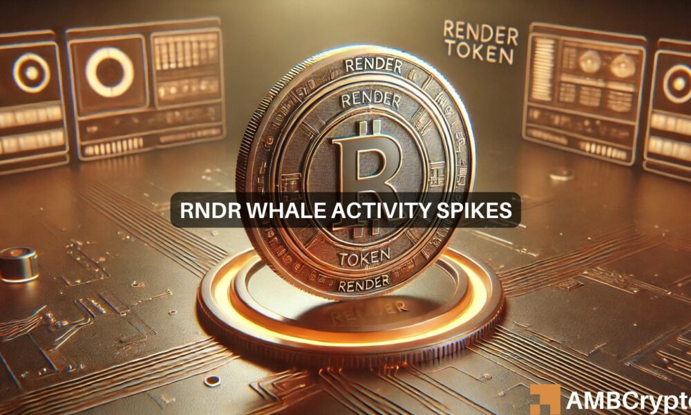 Render (RNDR) Skyrockets as Whale Activity and Key On-Chain Metrics Signal Bullish Momentum