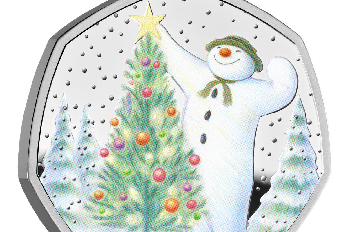 A solid gold Snowman coin has been hidden inside an advent calendar on sale to the general public