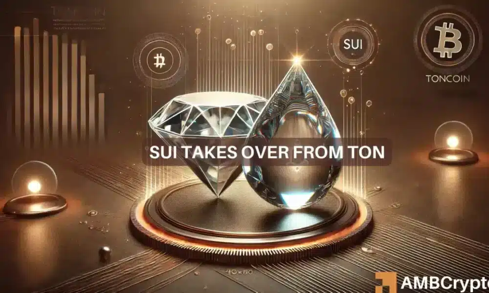 Sui [SUI] 超越 Toncoin [TON] 成为主要加密货币中年初至今涨幅最高的货币