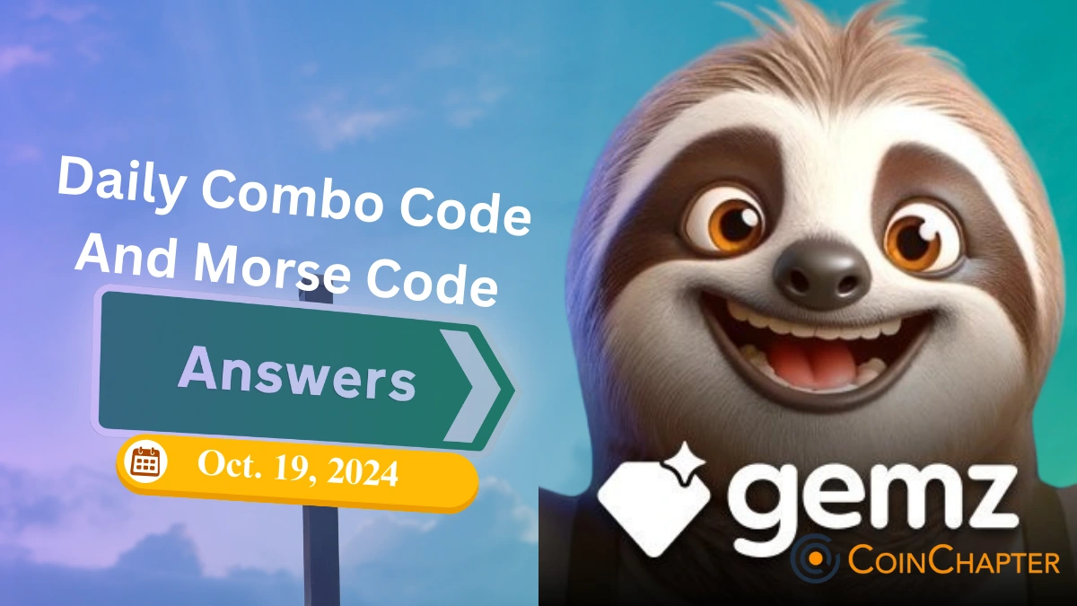 Gemz Daily Code and Combo for Oct. 19, 2024: SHARDING Morse Code and 5 Million Coin Combo