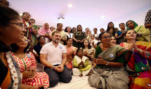 Rahul calls for real women empowerment