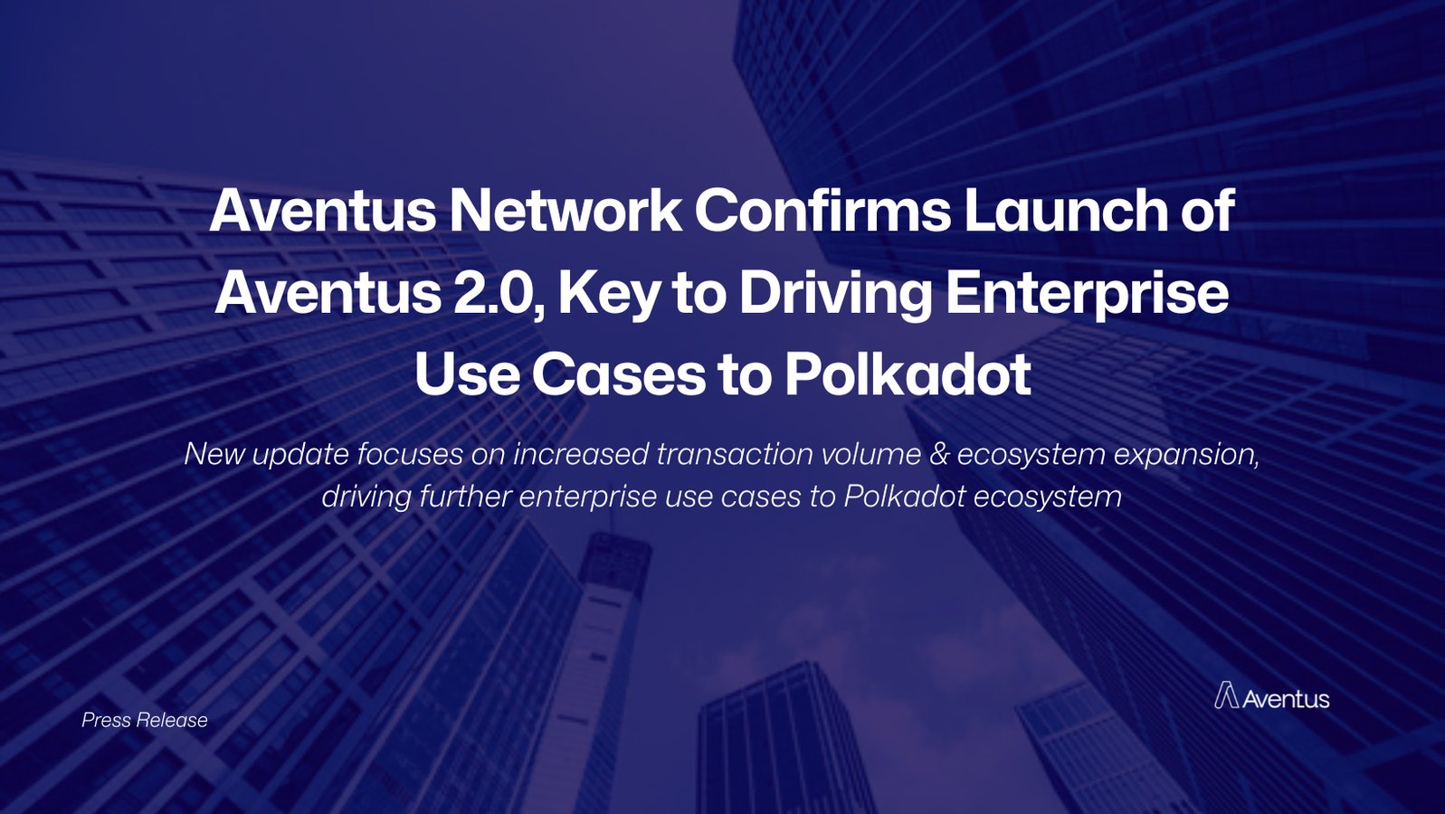 Aventus 2.0 Unveiled: A Major Evolution of the Aventus Network to Establish a Stronger Foundation for Long-Term Growth and Value Capture