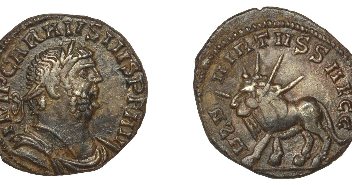 Une pièce d'argent rare de l'empereur romain Carausius devrait atteindre jusqu'à 8 000 £ aux enchères