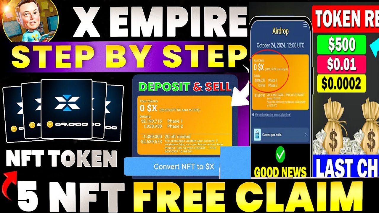 X Empire トークンの配布と無料 NFT 請求: 詳しい概要