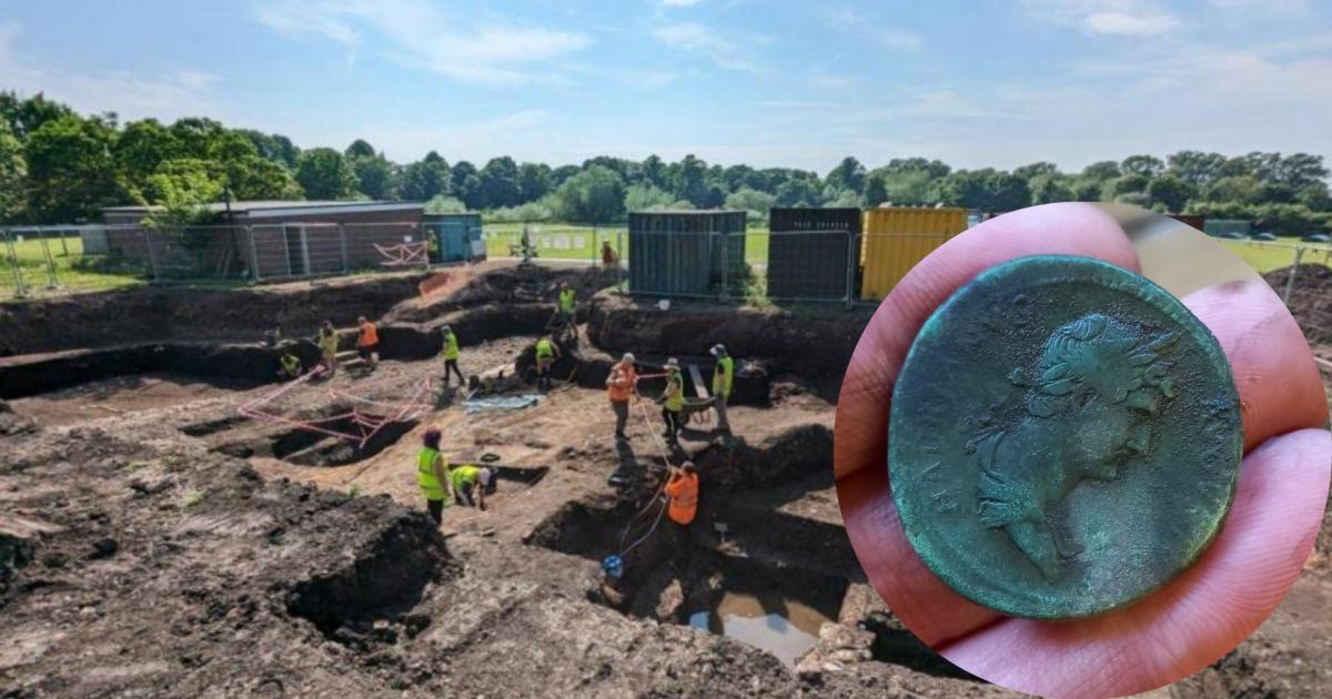 New Roman coin find adds to thousands of significant artefacts uncovered at Carlisle cricket club site