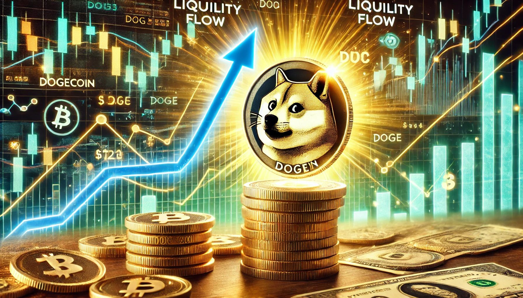 Dogecoin (DOGE) Tests Crucial Liquidity Levels After Experiencing 44% Surge