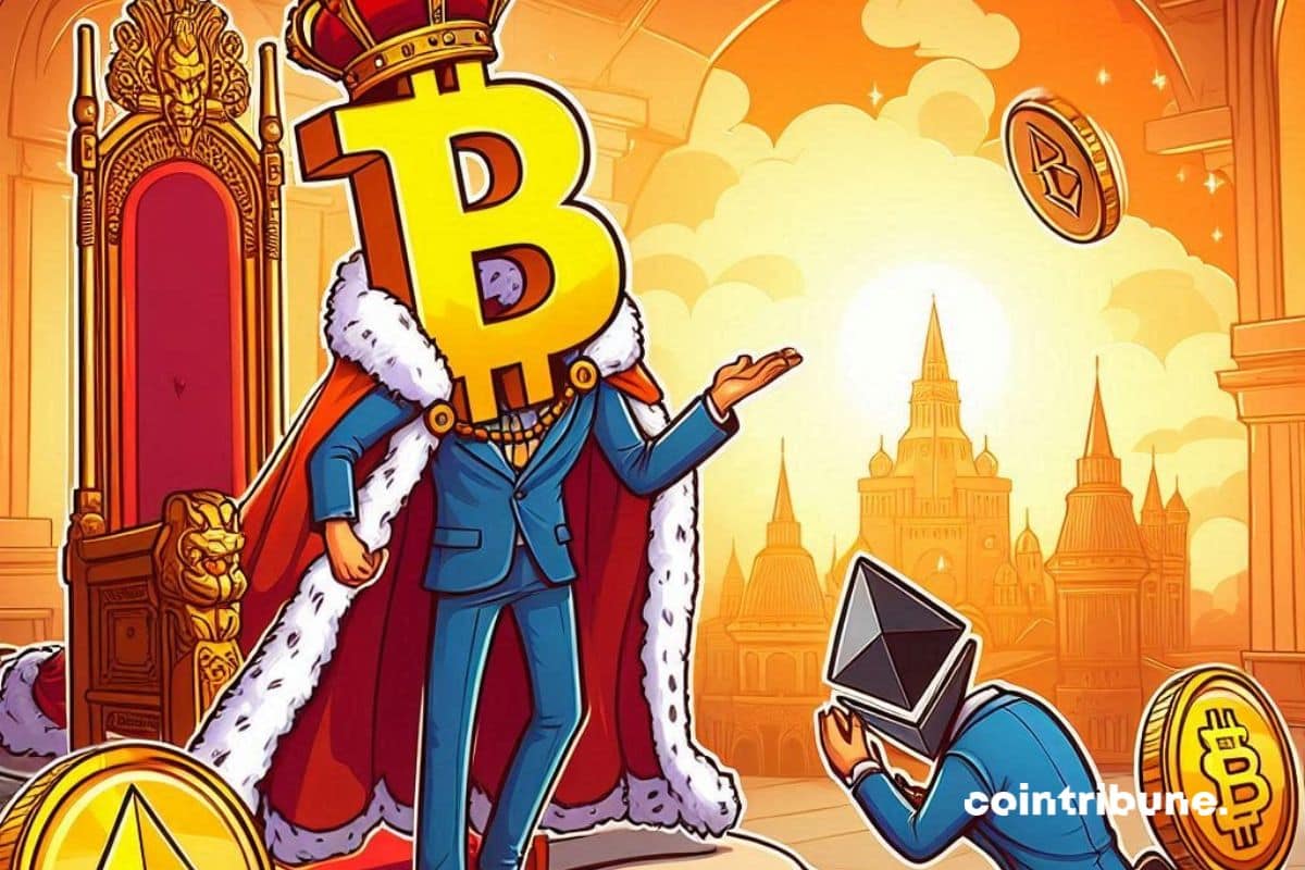 ビットコインがイーサリアムを破り、仮想通貨市場を支配！