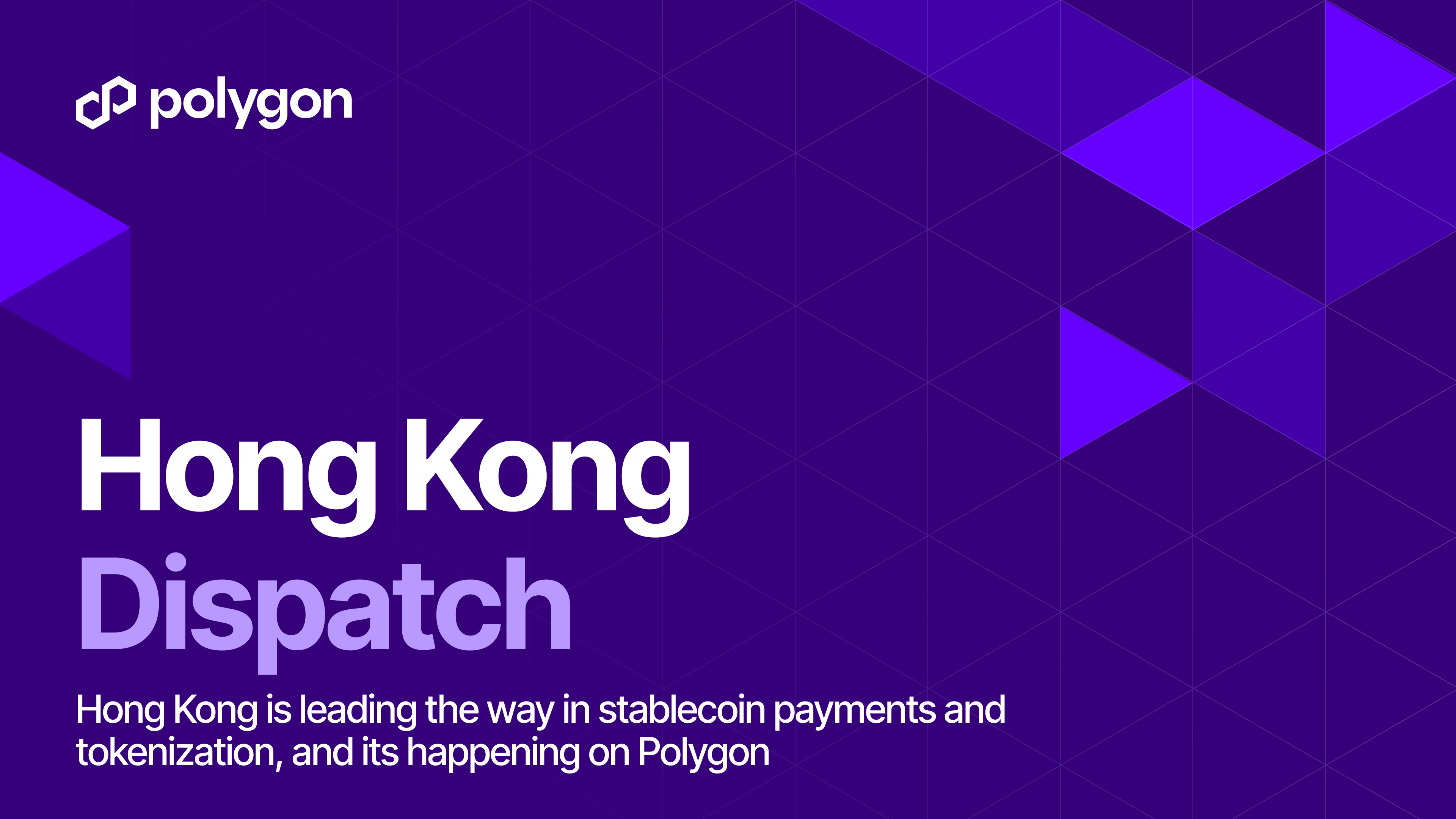 Polygon 協助香港成為全球加密貨幣與 Web3 創新中心