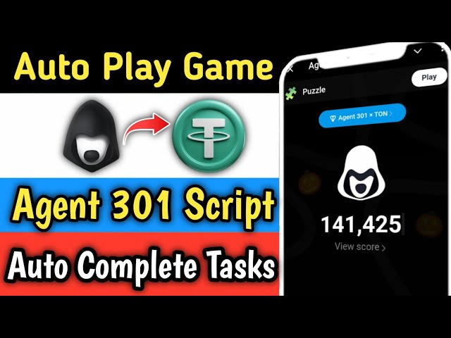 Agent 301 Script | Agent301 Hack | Termux | Unlimited coin | Blum script | Not Pixel script | Income