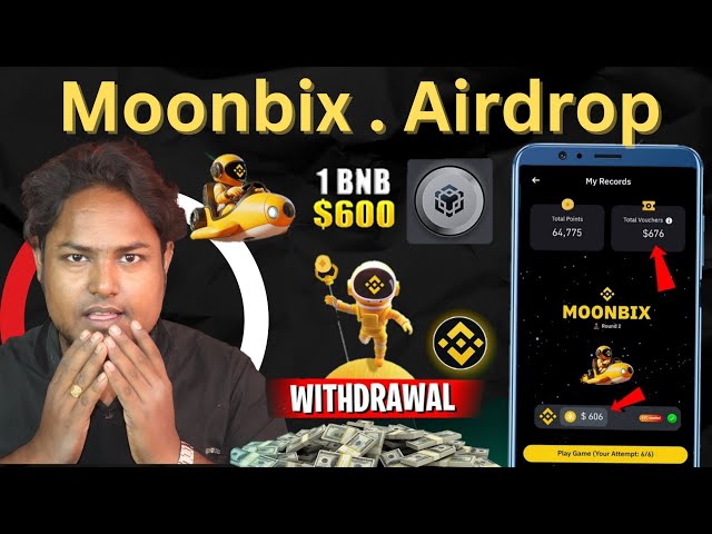 Chute de jetons Moonbix Airdrop 🤑| Terminer la tâche Moonbix BNB | Retrait de 600 $ sur Binance || Mise à jour du largage