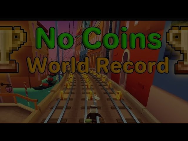 Subway surfeur no coin world RECORD WIB GAMER est en direct