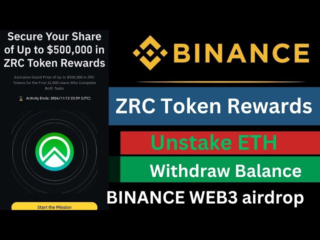 Binance Web3 Airdrop | Zircuit Airdrop-Update | Entsperren Sie die ETH | So heben Sie die ETH bei Zircuit Airdrop ab