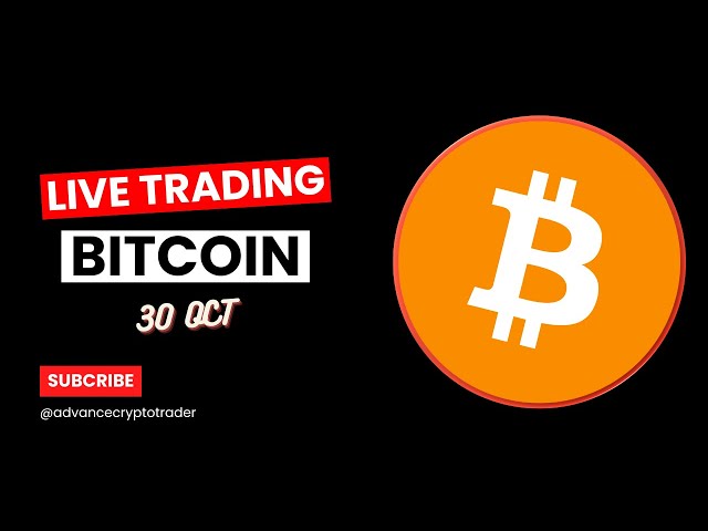 Krypto-Handel LIVE: BTC-Live-Handel Bitcoin-Preisvorhersagen | 30 0CT #Krypto #Bitcoin #btc