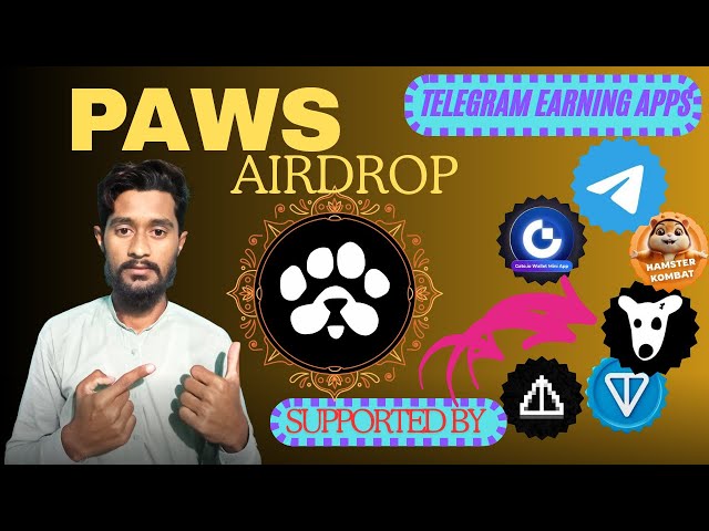 $PAWS Airdrop Complete details || $PAWS Airdrop is Same like dogs and NOT coin ||