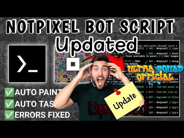 Not pixel Bot script | Not Pixel hack | Blum script | Termux | Unlimited Coin | Not pixel mining bot