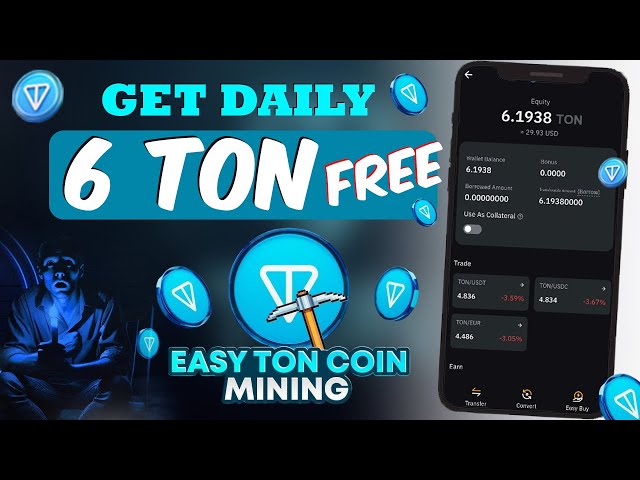 Pièce gratuite de 30 $ de tonne avec preuve - Site minier de tonne gratuite - Ton Mining - Application Ton Mining - Comment gagner une tonne gratuite