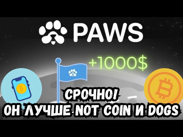 ⚠️ PAWS 🤑 贈送的不僅僅是硬幣和狗 🤑 不要錯過機會