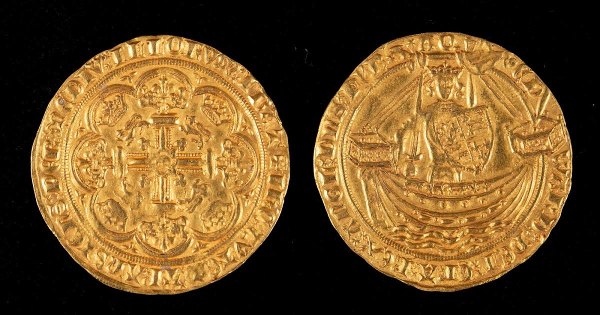 Rare 680-year-old coin found in study to be sold at auction