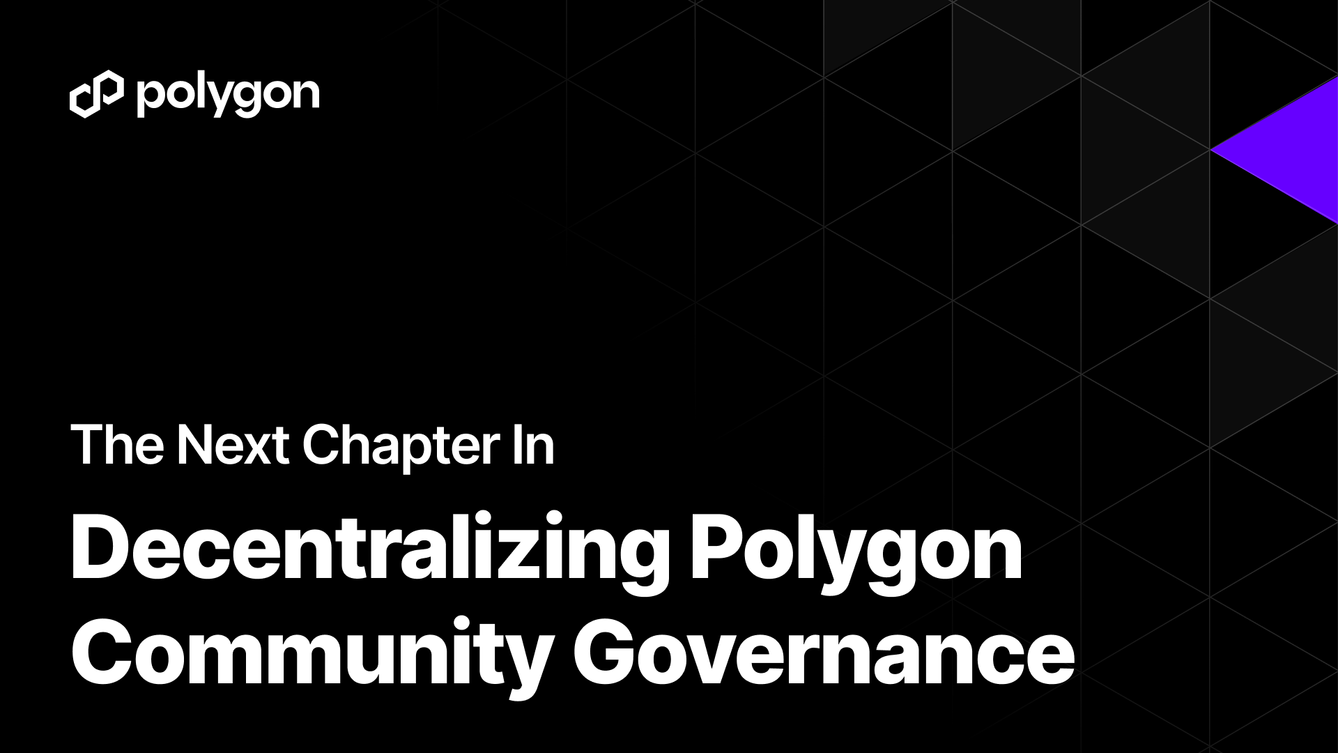 Polygon Governance Hub: The Next Phase of System Smart Contracts Governance