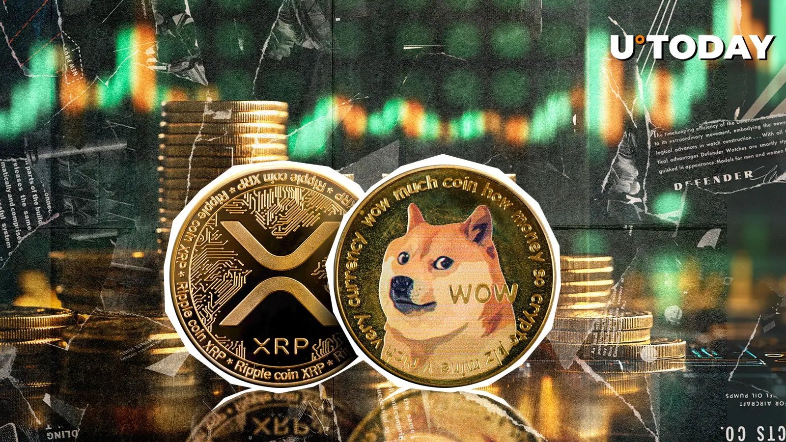 ドージコイン（DOGE）、大幅な価格高騰を受けて時価総額でXRPを追い抜く