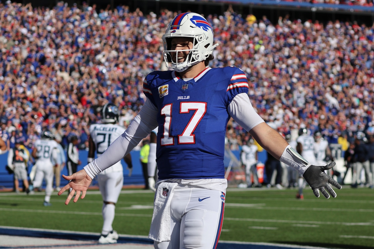 Josh Allen NFL Passing Yards et Touchdowns Leader Cotes, calendrier restant des factures et plus encore