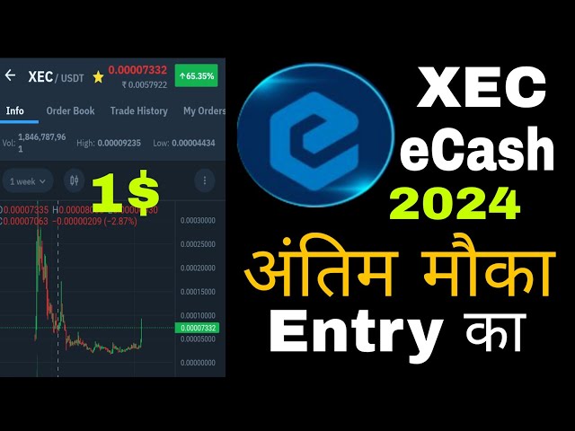 Ecash(XEC) à 0,01 $ ? 😱|actualités ecash aujourd'hui |prédiction de prix 2025 |actualités crypto aujourd'hui |crypto-monnaie