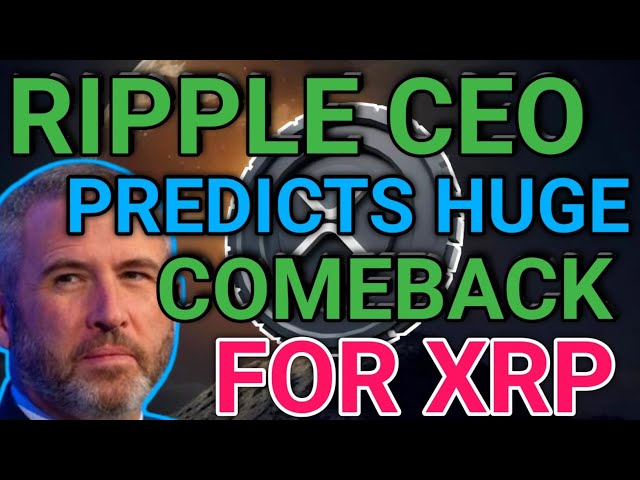 リップルCEO、XRPの潮流は変わりつつあり、XRPの将来は巨大であると語る