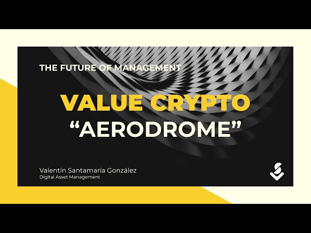 AERODROME 및 AERO 토큰에 대한 평가 연습. 2024년 11월