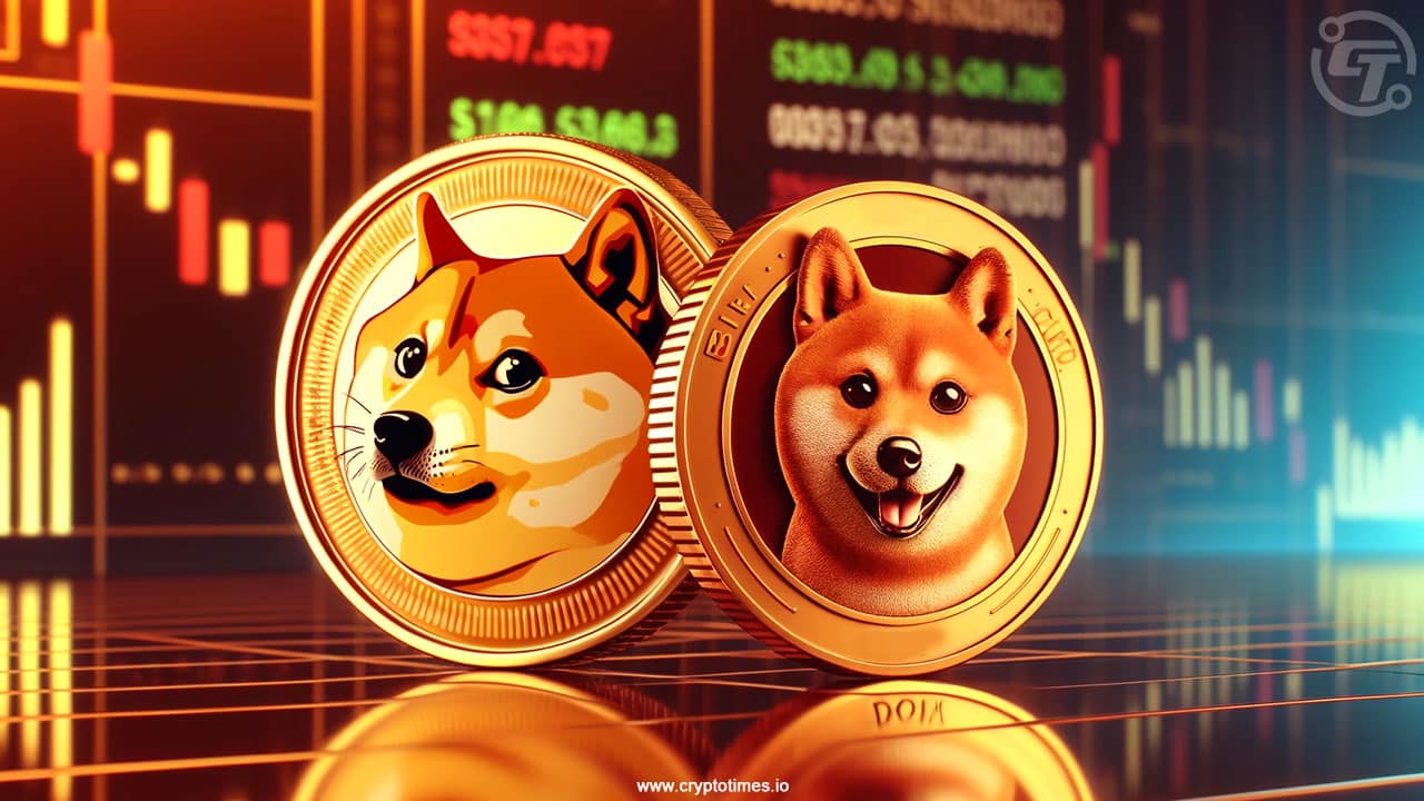 도지코인(DOGE)과 시바견(SHIB) 다이브, 시장 청산액 9억 달러 돌파