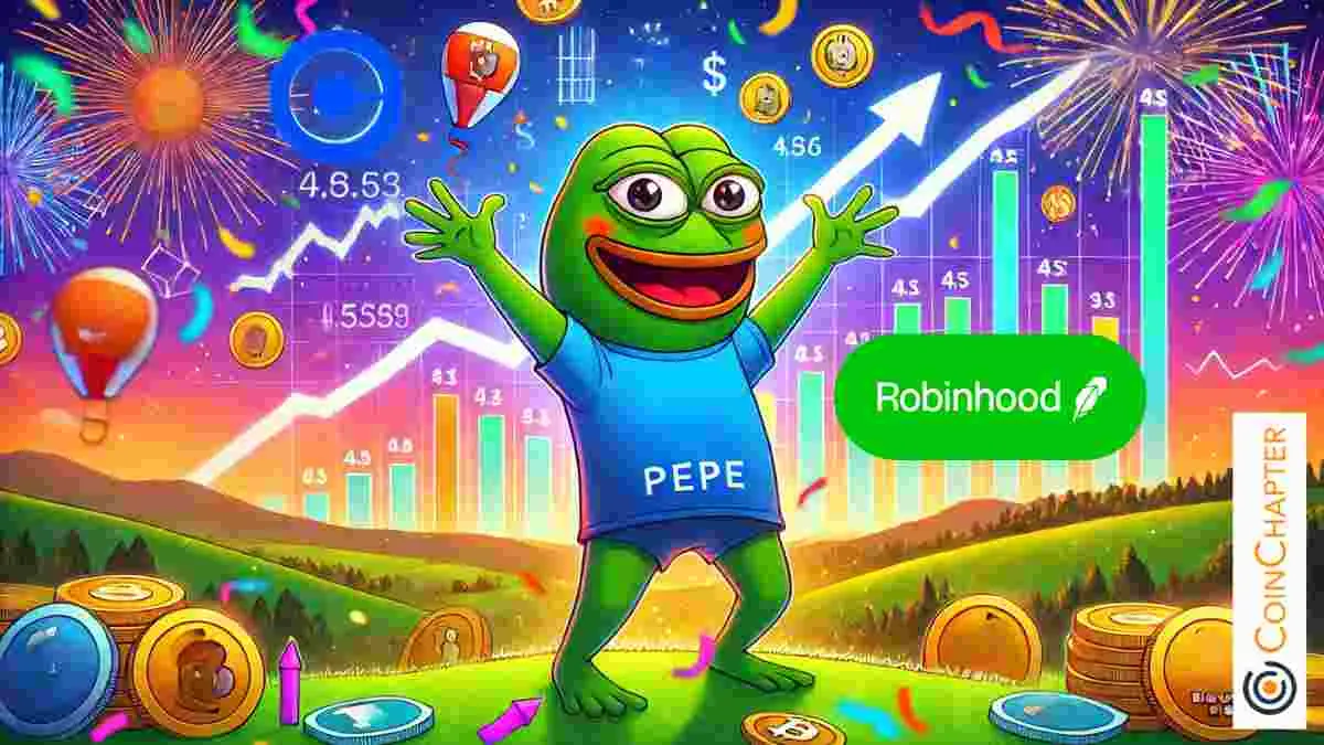 Pepe Coin (PEPE) は、Coinbase と Robinhood US への上場を受けて、11 月 13 日に 42% 急騰しました