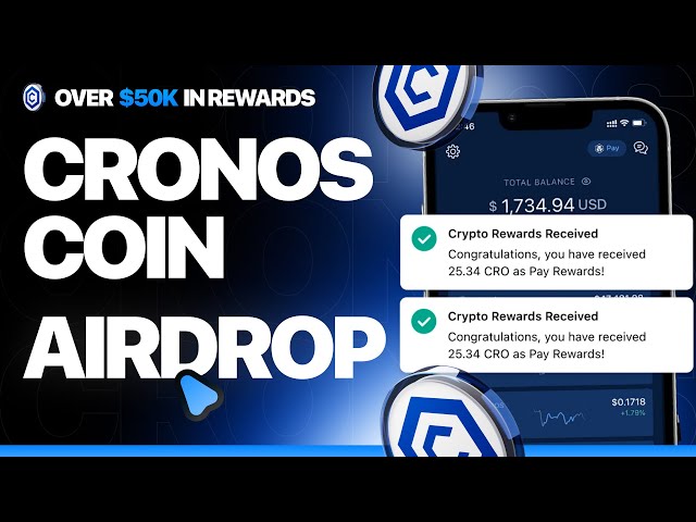 Cronos (CRO) Krypto-Airdrop | Fordern Sie eine Cro-Münze im Wert von 15.000 $ an