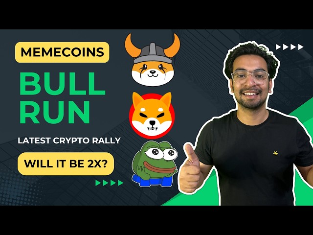 Memecoins 불런 | 달까지의 암호화폐 시장 | 시바 INU, PEPE, 플로키 INU