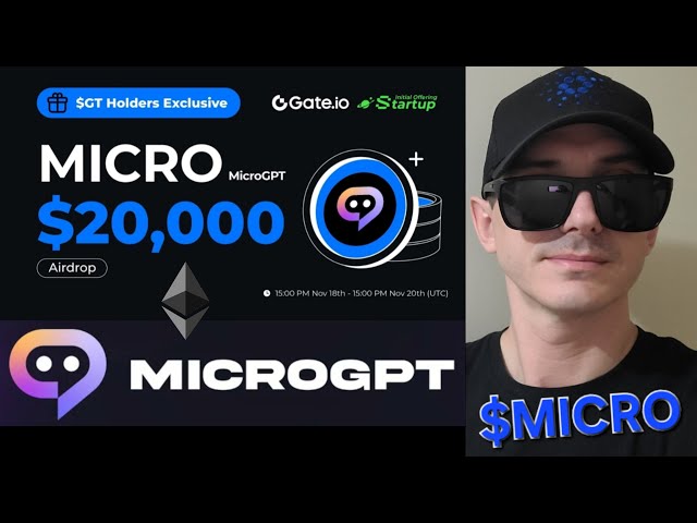 $MICRO - MicroGPT 토큰 암호화폐 MICRO GPT ETH GATE.IO 구매 방법 ETHEREUM BLOCKCHAIN ​​UNISWAP NEW