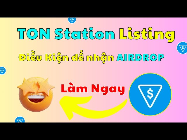 🔥TON Station은 상장 시 에어드롭을 지불합니다 - 토큰을 받기 위한 조건