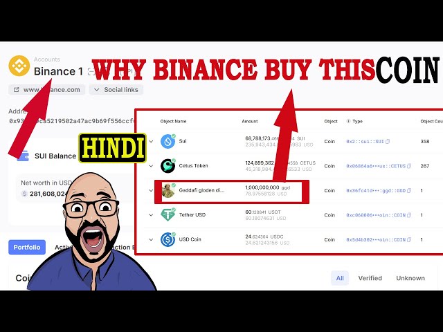 우리는 Binance Sui 지갑을 추적합니다 | 이 코인은 곧 바이낸스에 상장됩니다