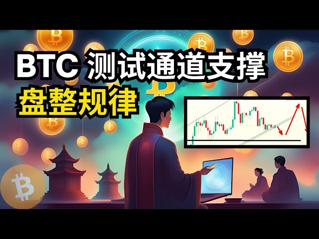 比特幣行情分析，BTC 測試通道支撐，盤整規律(BTC/ETH/比特幣/以太幣/bitcoin/ethereum行情分析)