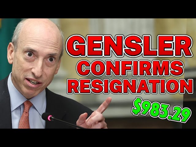 🚨속보: USA SEC, GARY GENSLER 사임을 확인 - XRP당 $983.29!!