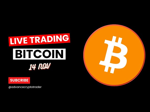 Krypto-Handel LIVE: BTC-Live-Handel Bitcoin-Preisvorhersagen | 14. November #Krypto #Bitcoin #btc