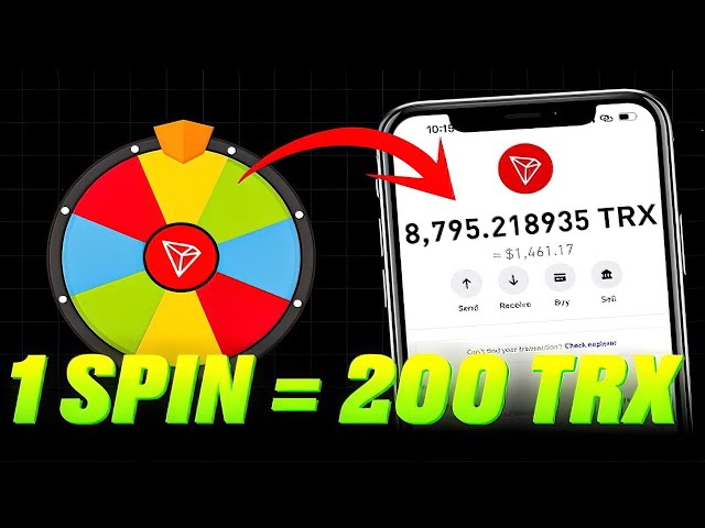 무료 트론 코인 TRX 적립 사이트에서 무료 200 TRX 실시간 출금