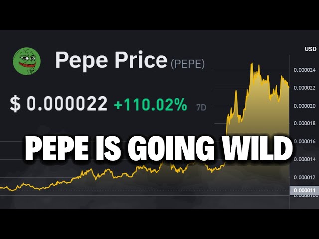 PEPE 刚刚成为第三大模因币