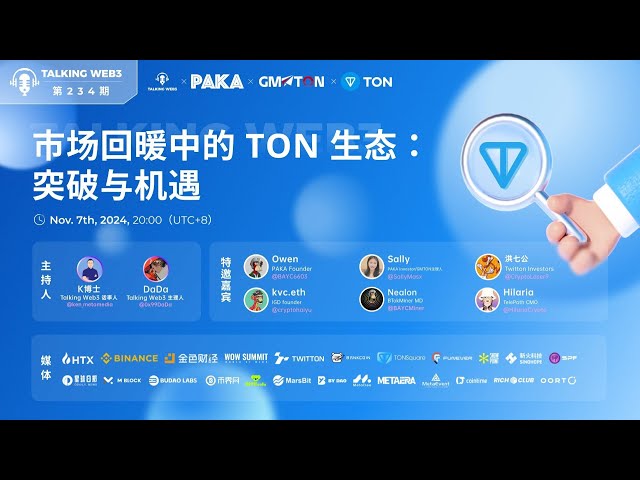 木曜日 #TON エコロジーナイト: TON エコシステムの回復: 画期的な進歩と機会