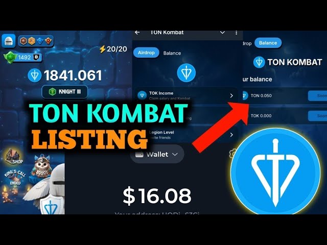 Liste de Ton Kombat Airdrop 🤑 Gagnez des tonnes de pièces par un ami