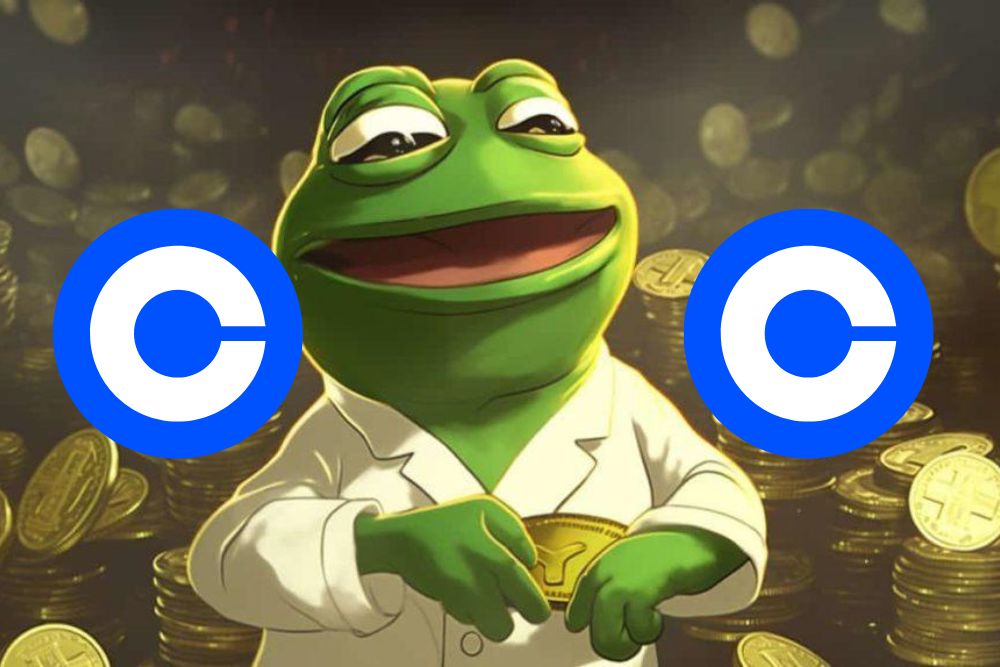 PEPE the Frog Meme 加密貨幣在 Coinbase 和 Robinhood 上市後飆升