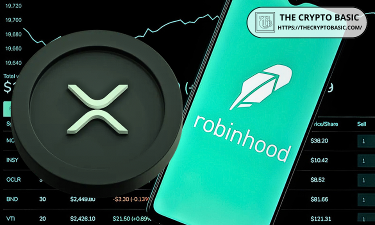 XRP franchit une étape importante sur Robinhood, se classant parmi les 10 plus grands acteurs de la plateforme de trading