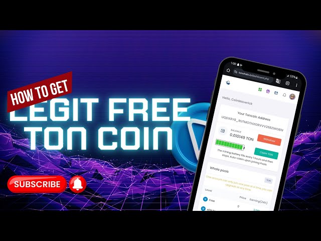 Earn Free TON Coins Every Hour – Legit Way to Make Dollars Fast!