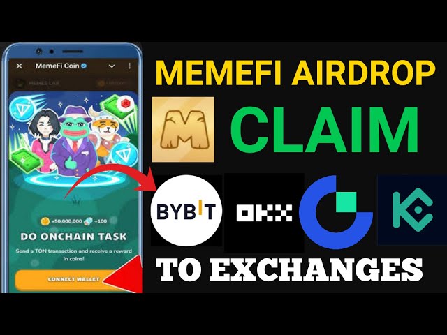 MEMEFI 空投领取及提现至交易所 | Memefi 提款 - 立即执行此操作