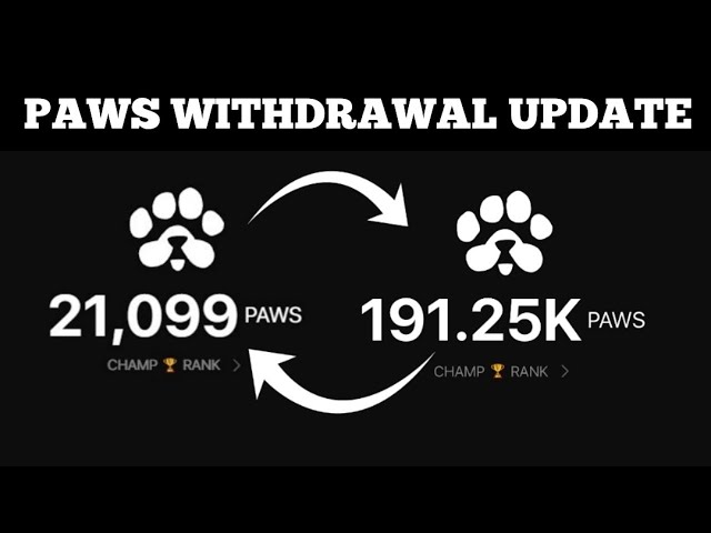 PAWS 에어드랍 상장 ?? - 지금 Paws 토큰을 USDT로 교환 | 전보에서 무료 암호화폐를 얻는 방법