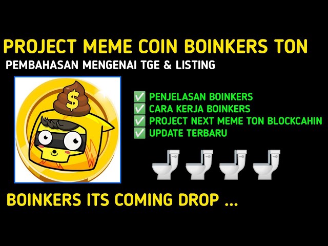 AIRDROP-TELEGRAMM-BOINKER!!! LITING ON TON & Erläuterung des Boinkers-Meme-Coin-Projekts