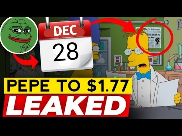 BREAKING EGG, PROPHECY (The Simpson) ÜBER PEPE COIN‼️ OFFIZIELLE PEPE COIN ZU 1,77 RUPIAH😱