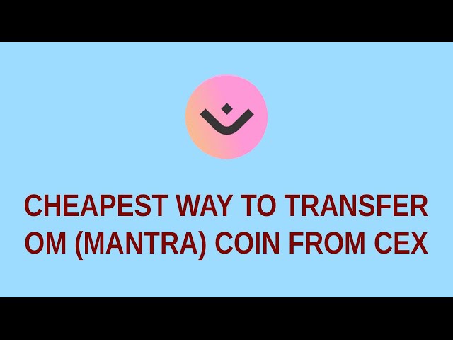 Günstigste Möglichkeit, OM Coin (Mantra) von der Börse auf das Ethereum Wallet zu übertragen [Mantra Airdrop]